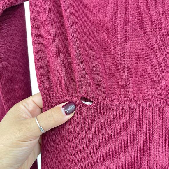 Michael Costello x REVOLVE | NWT Off Shoulder Bodycon Maxi Dress in Maroon XS - Picture 9 of 13